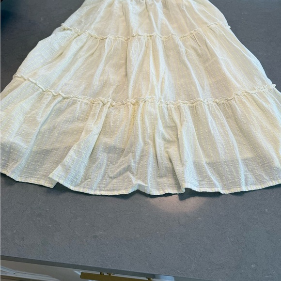 Eberjey Cream Tiered Swim Coverup - Picture 4 of 8